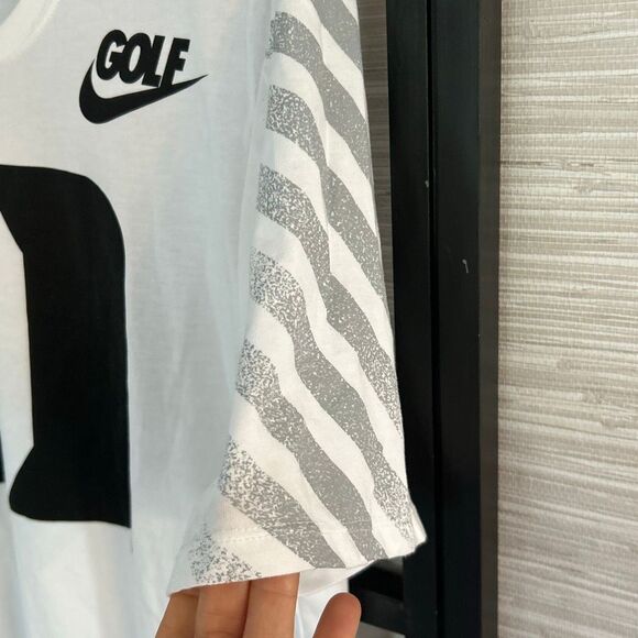 Nike Golf Duke university white black logo T-shirt m - Picture 3 of 5